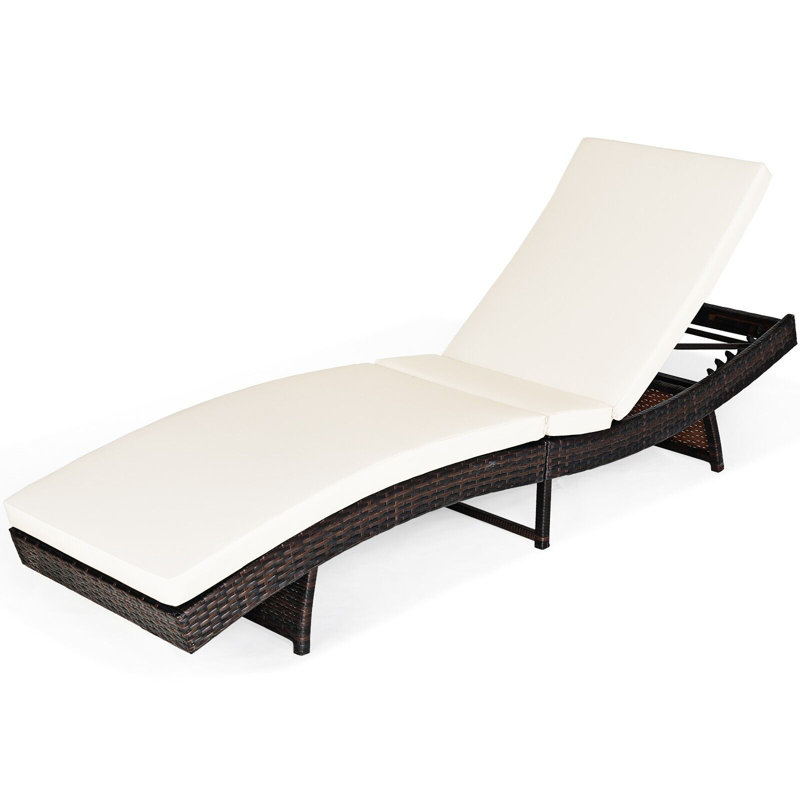 214cm Long Single Chaise with Cushions