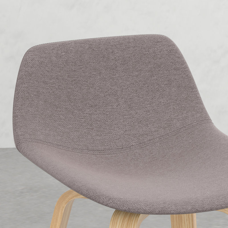 Tabourets Mid-Century modernes 2 - Tissu, Accent, Hip Look 2Pcs, Dossier bas, Revêtement