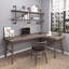 Bureau en bois massif en L noyer clair-1012253690-1012253638