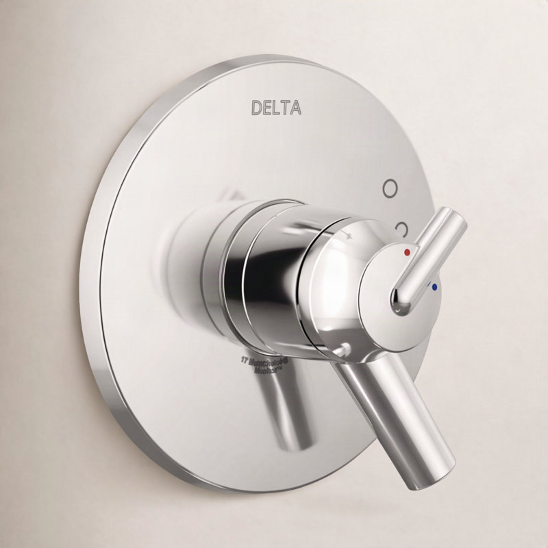 Ensemble de garniture de valve à double fonction Trinsic 17 Series, ensemble de garniture de poignée de douche, Chrome