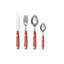 24 Pieces Coloured Cutlery Set, Service For 6