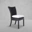 Montecito Woven N-Dura Resin Wicker Outdoor Dining Side Chair - Onyx-1910438043-1910438044-2128870513