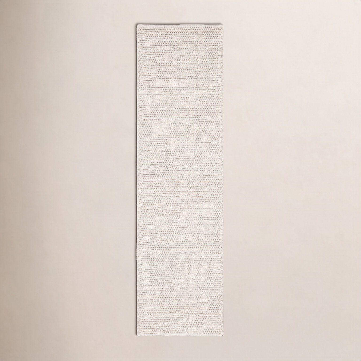 Sitte Ivory Hand-Woven Rug, Runner 2'3" x 21'