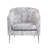 Chaise d'appoint rembourrée