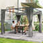 Altamahaw 3m x 3m Metal Pergola-763914964