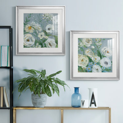 " Painterly Garden I " 2 - Pieces Painting Print