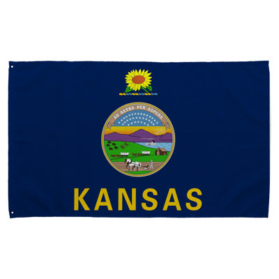 Drapeau de l'État du Kansas - Drapeau