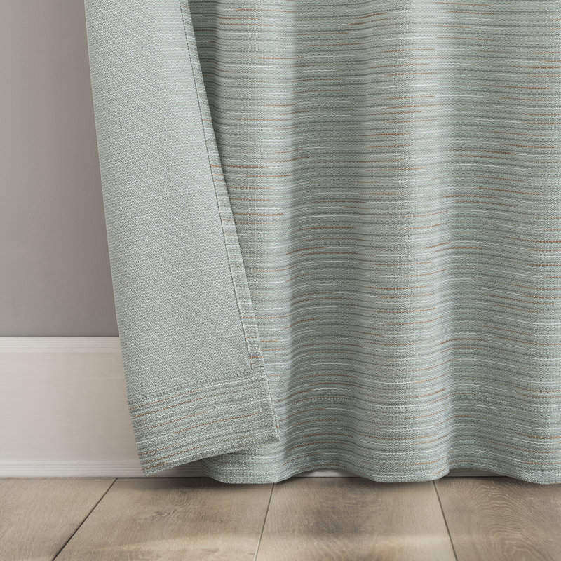Rideau semi-transparent Laurel, L 40 po x L 63 po, Vert