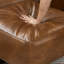 Canapé en cuir de polyuréthane pour salon, appartement, canapé rembourré en similicuir respirant avec pieds en bois