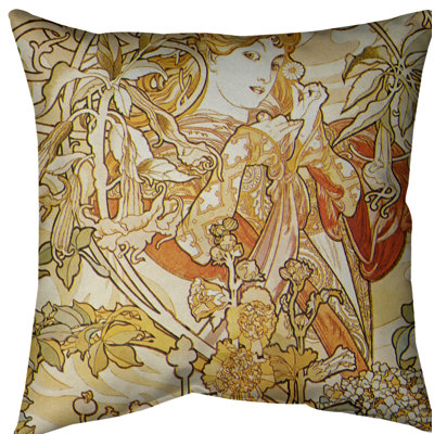 Coussin Alphonse Mucha
