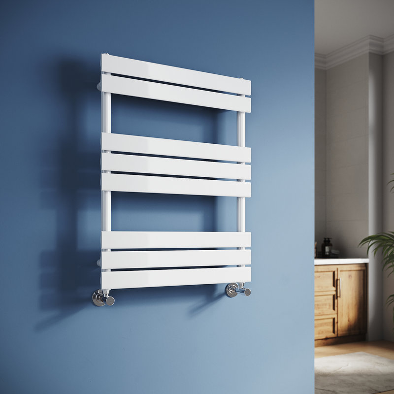 Bjarney 8 Wall Towel Rack, White