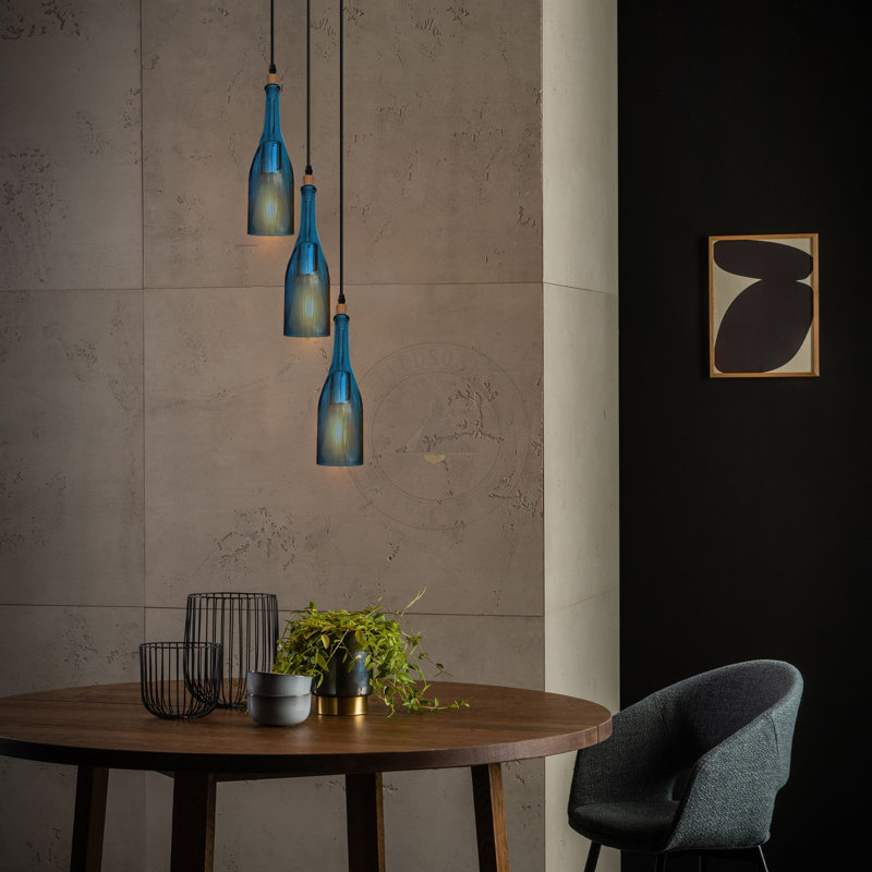Carlee 3 - Light Cluster Pendant, Blue