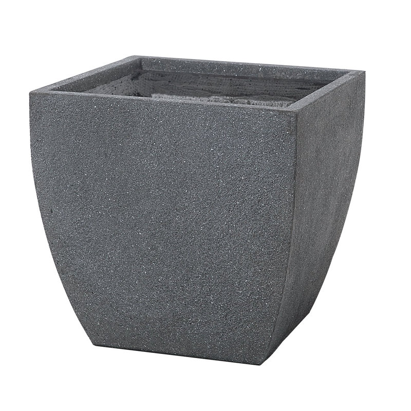 Adkins Plant Pot, 38cm H x 39cm W x 39cm D, 1, Grey