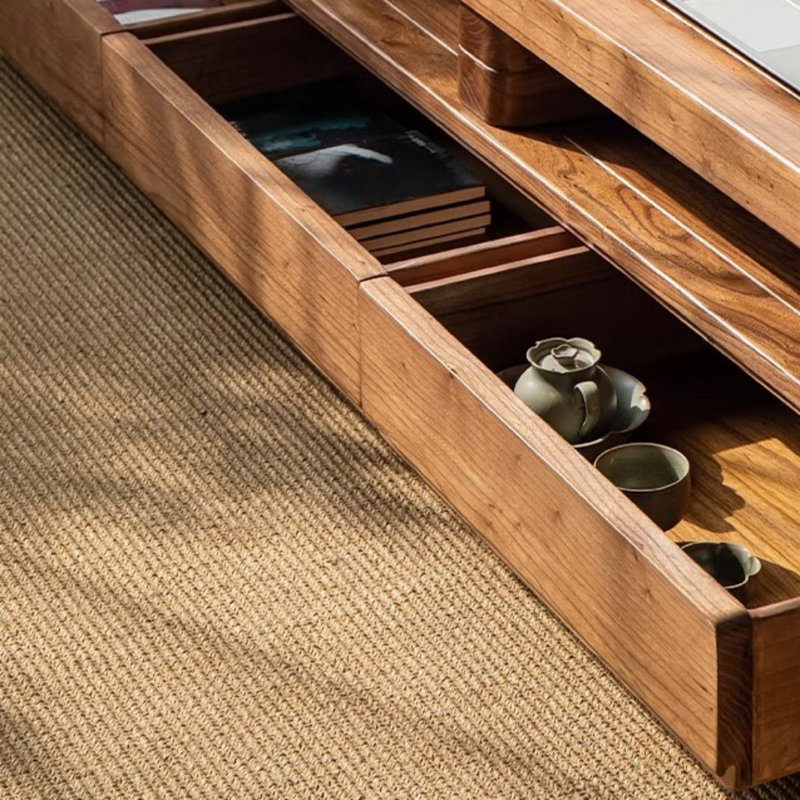 Creative Solid Wood TV Stand