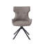 Ensemble de 2 fauteuils d'appoint en cuir et cuir noir Finsh