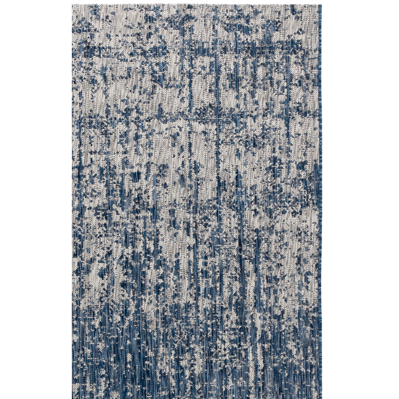 Tapis d'intérieur / extérieur Courtyard Performance Abstract, Rectangle 8 pi x 11 pi