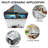 Large Capacity Spice Rack Wall Cabinet – Up-flip Door Wall-mounted Storage For Kitchen & Pantry