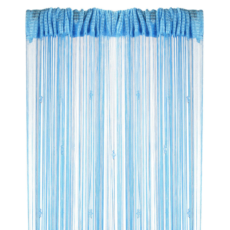 Pikus Semi Sheer Single Panel, Blue