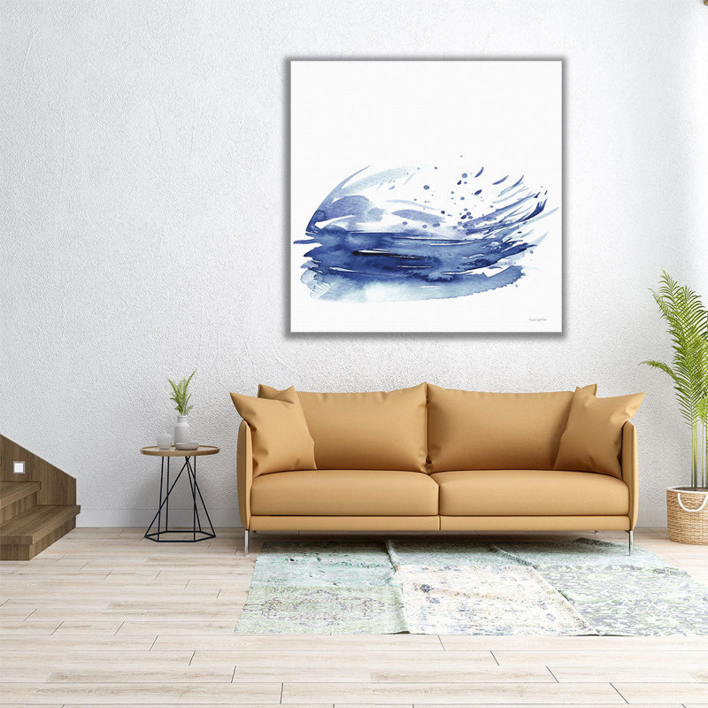 «Coastal Splash IV», reproduction d'art sur toile, H 12 po x l 12 po