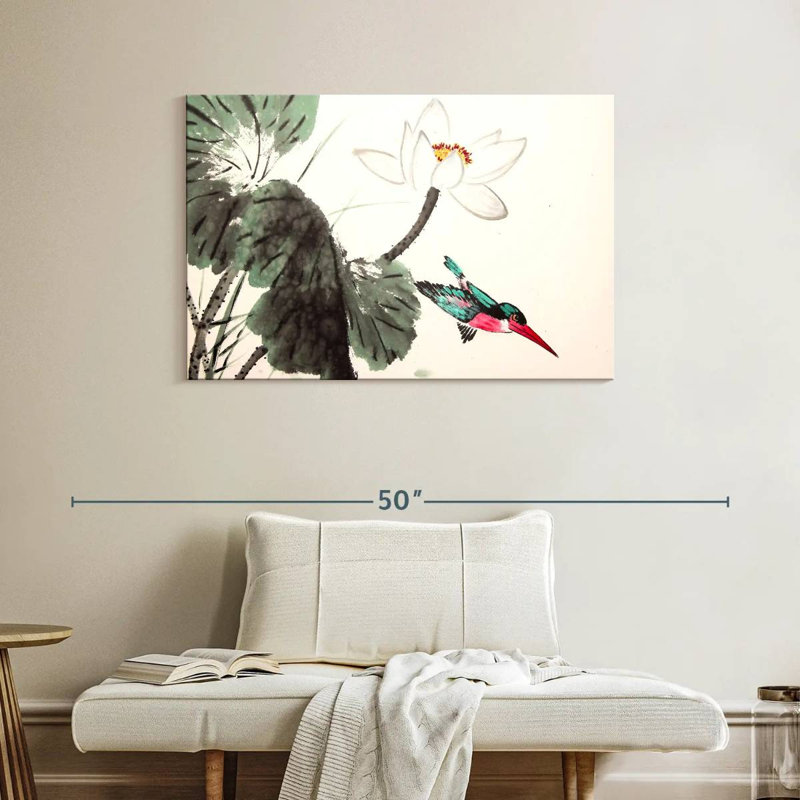 Peinture à l'encre Harnek, H 26 po x l 39 po