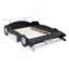 Lit plateforme double en forme de voiture de course avec roues, noir-1124163159