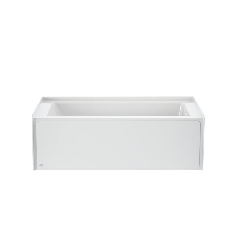 Trempage amovible à jupe rectangulaire 6032 Signature, Droite, Blanc