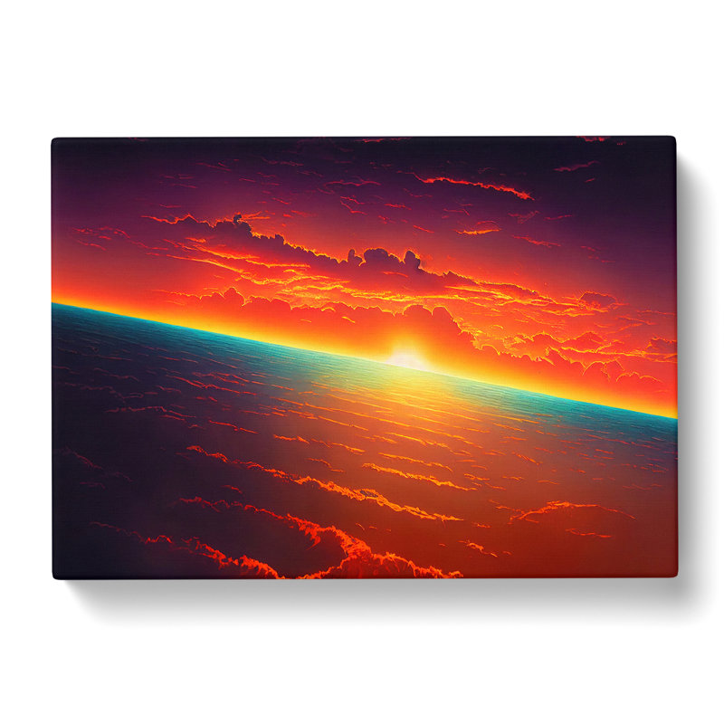 Striking Sunset - Wrapped Canvas, 40cm H x 60cm W x 3cm D