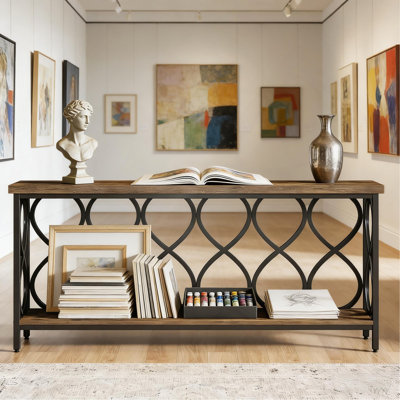 2-Tier Plant Stand,Entryway Table,Console Table,Sofa Table