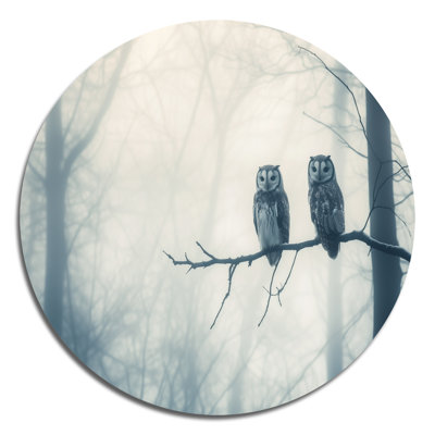 Chouette dans le brouillard onirique