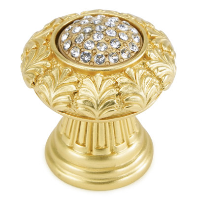 VERONA KNOB; CLEAR CRYSTAL;
