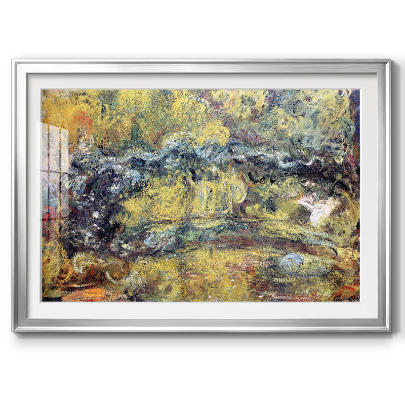Le pont japonais, Argent, H 30 po x l 44 po x P 1,5 po
