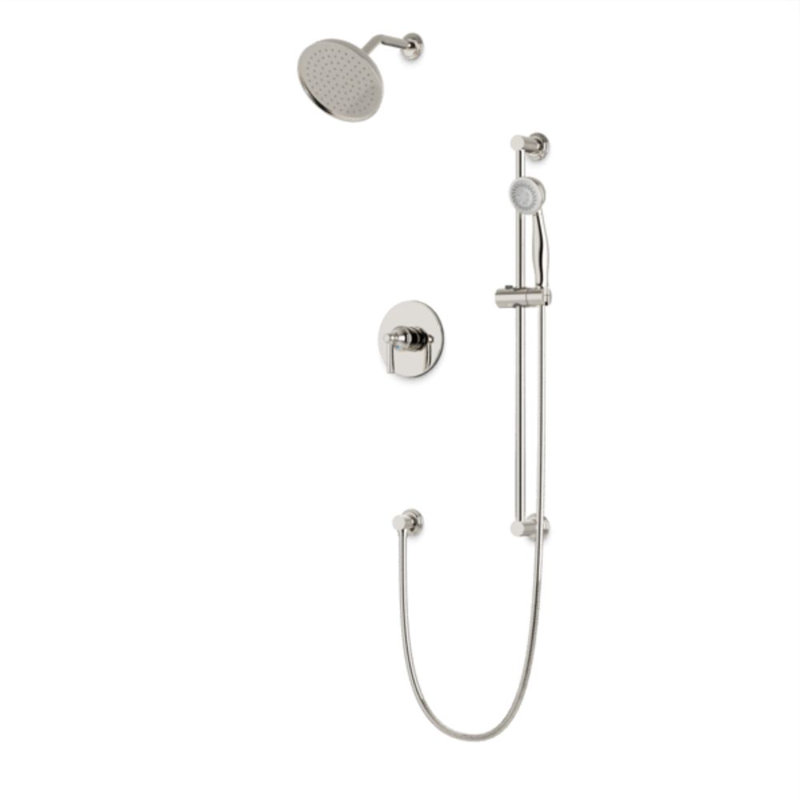 Complete Shower System, Polished Nickel