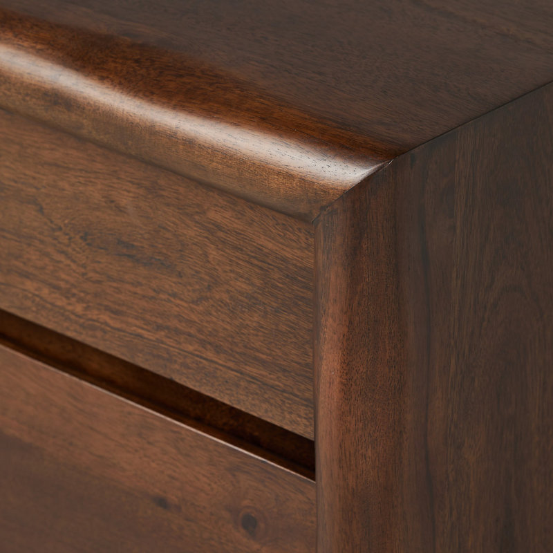 Nigel 2 - Drawer Solid Wood Nightstand