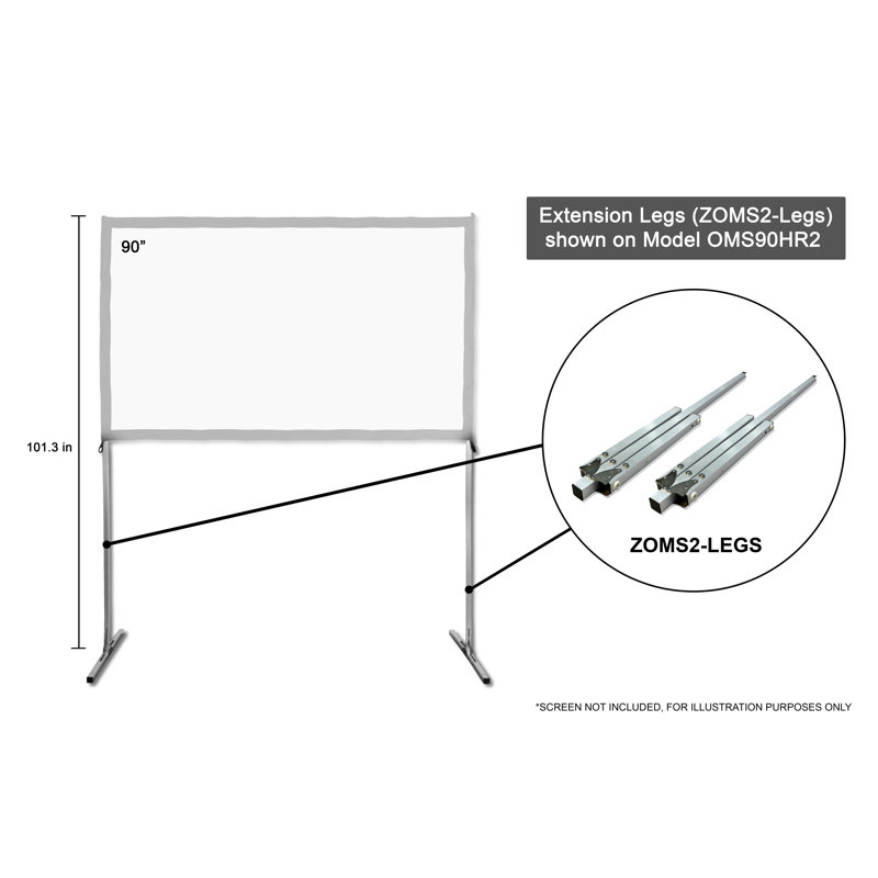 Yard Master 2 Series extension AT legs for OMS2 & OMS2-DUAL Screen Accessory