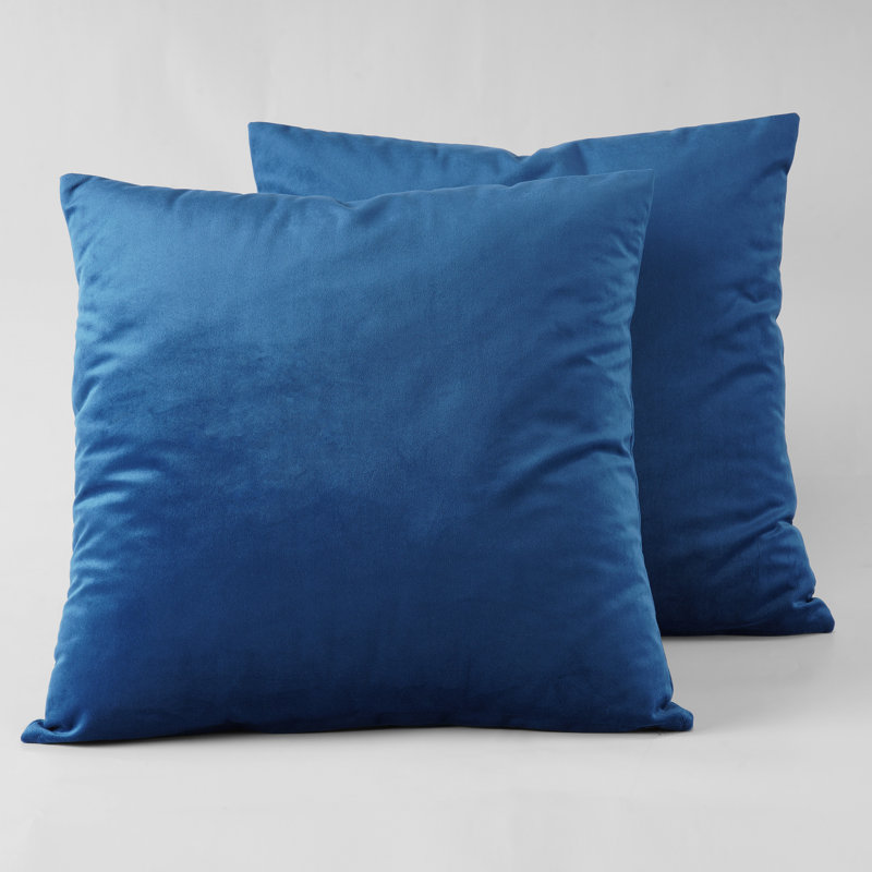 Housses de coussin en velours héritage Heritage - Housses de coussin décoratives, Bleu Pisces