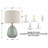 18’’ Textured Ceramic Table Lamp