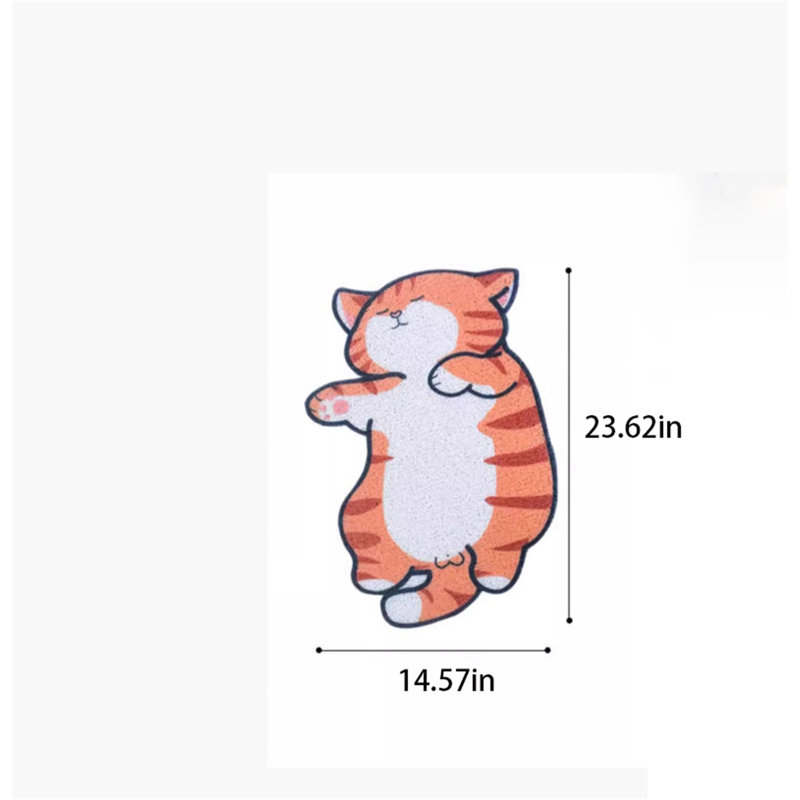 Tapis filtrant pour litière pour chat, H 0,11 po x l 23,62 po x P 15,74 po