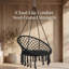 Chaise de balançoire Stable Sturdy, balancelle pour chambre à coucher, balancelle Macrame