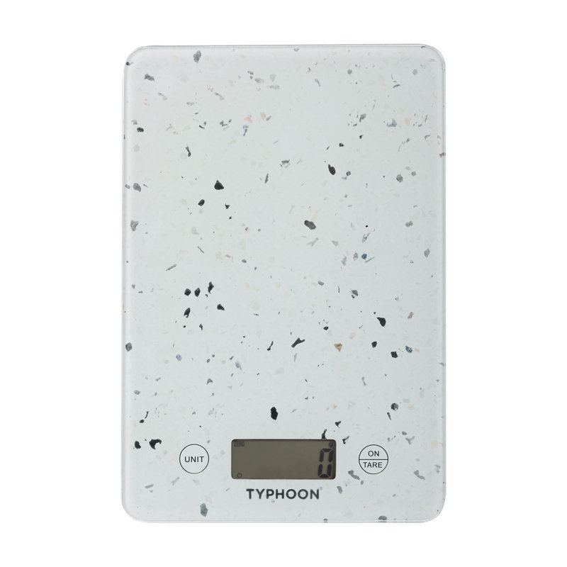 Elements White Quartz Effect Digital Scales