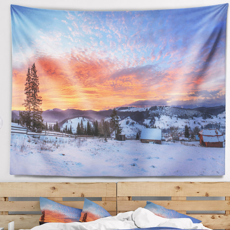 Polyester Tapestry, 78" H x 92" W