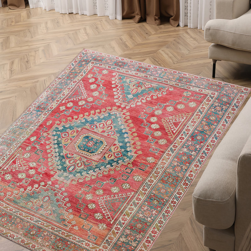 Élégant tapis moderne non tissé de style doux avec un motif géométrique abstrait complexe, idéal pour un décor contemporain