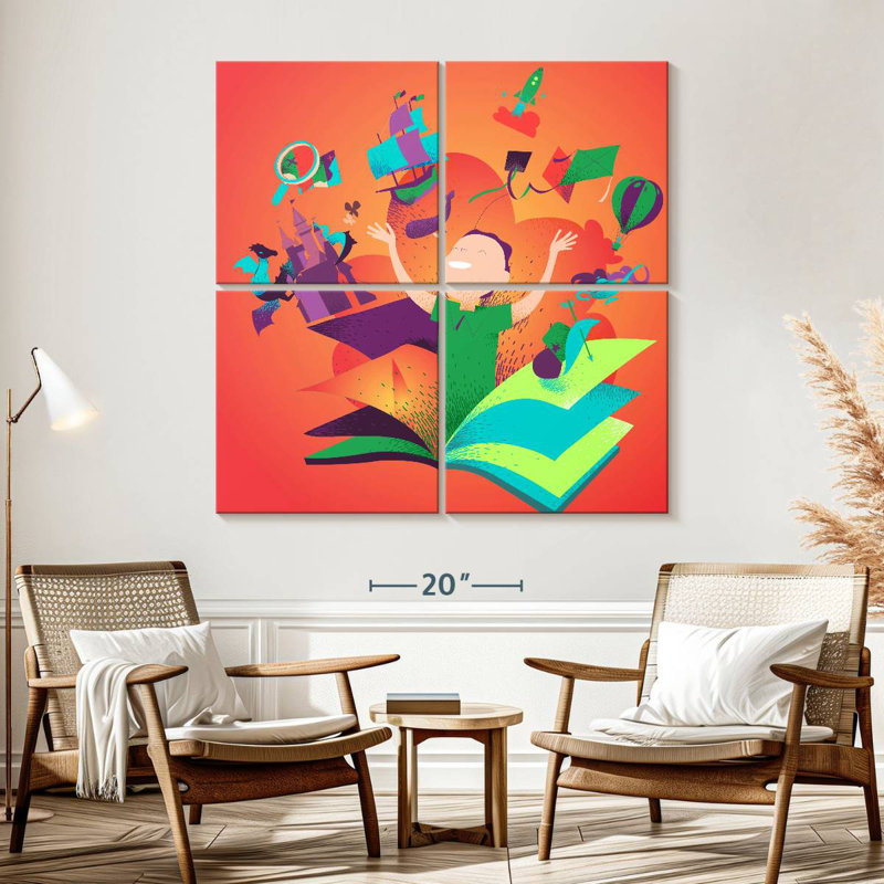 Senne Book Imagination, H 57 po x l 57 po