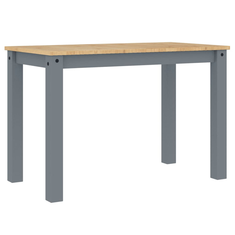 Anarbek Solid Wood Dining Table, 60cm W x 117cm L, Grey