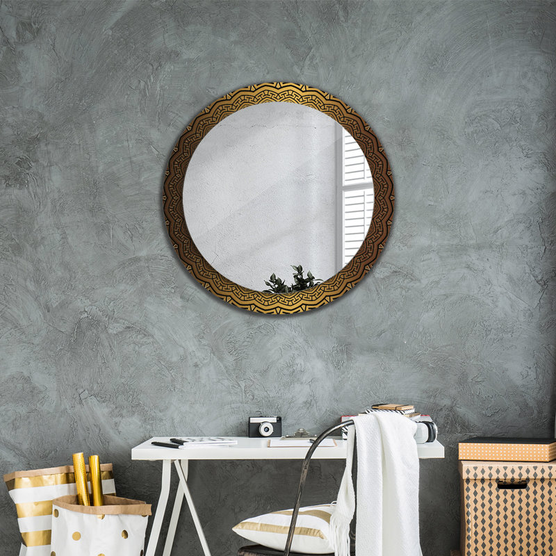 Huldar Glass Flat Wall Mirror