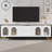78.7'' Modern TV Stand, TV Cabinet With Five Metal Legs And Metal Handles, 2 Drawers And 2 Cabinets With Fluted Glass Doors For Living Room, Up To 80''-1639615160