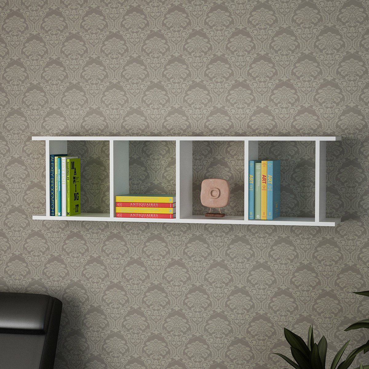 East Urban Home Floating Bookcase Wayfair