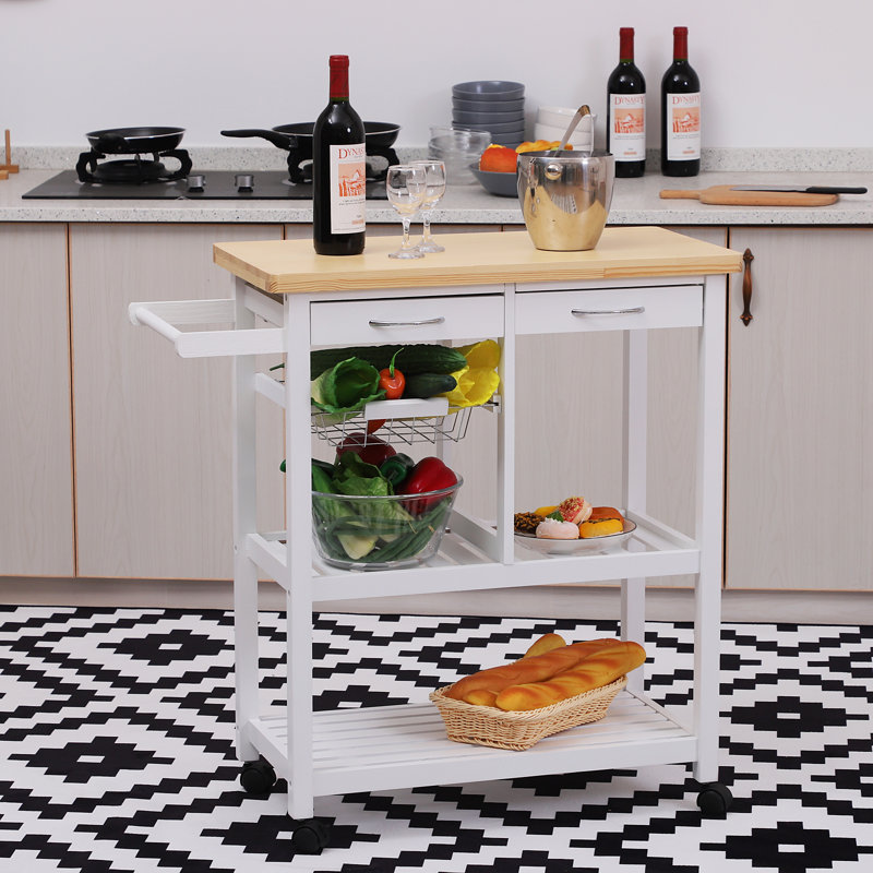 Îlot de cuisine à roulettes Pauling