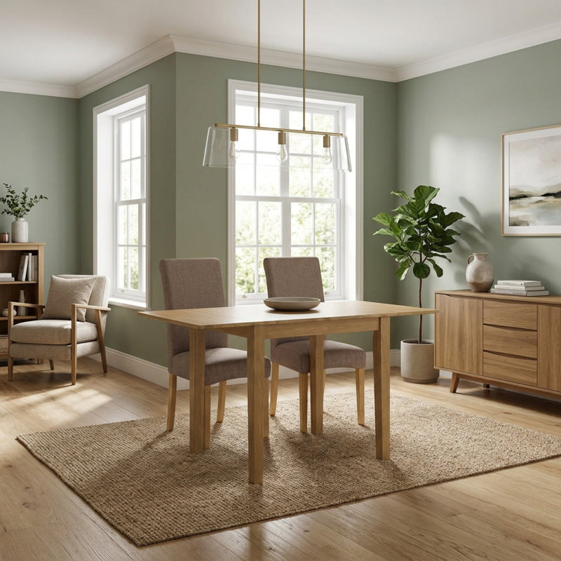 Solid Wood Top Dining Set