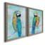«Island Parrot I», ensemble de 2 peintures sur toile encadrées-813872075-813872077