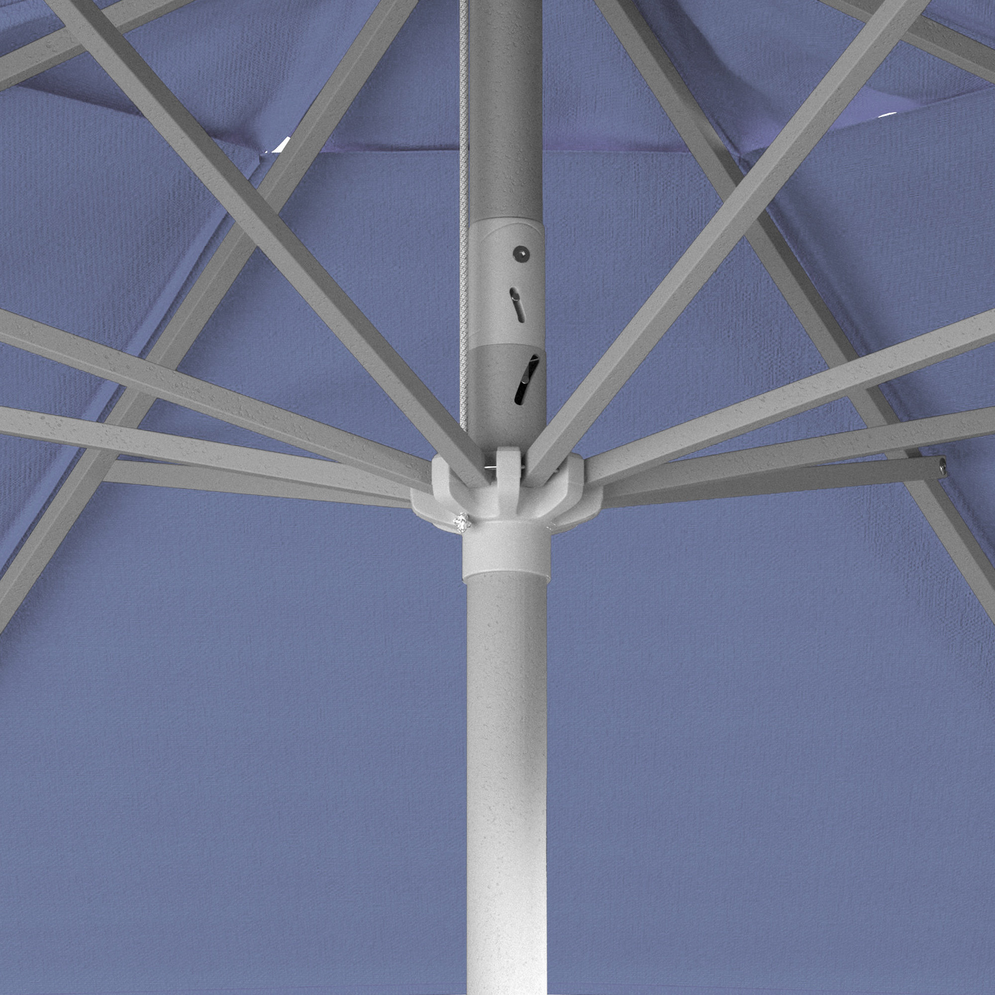 Kenne Sunbrella® Outdoor Umbrella, Canvas Air Blue Sunbrella® Canvas, 108" W x 108" D